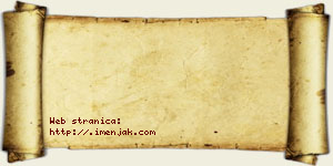 Jovana Strika vizit kartica